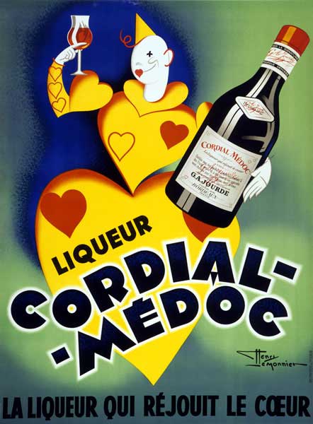 Liqueur Cordial Medoc - Art Print by Henri Monnier