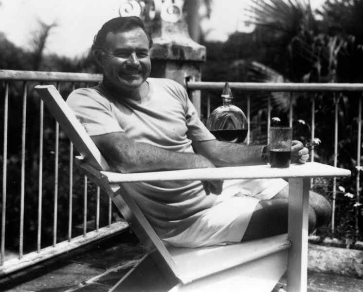 Hemingway courtesy of Wiki Commons